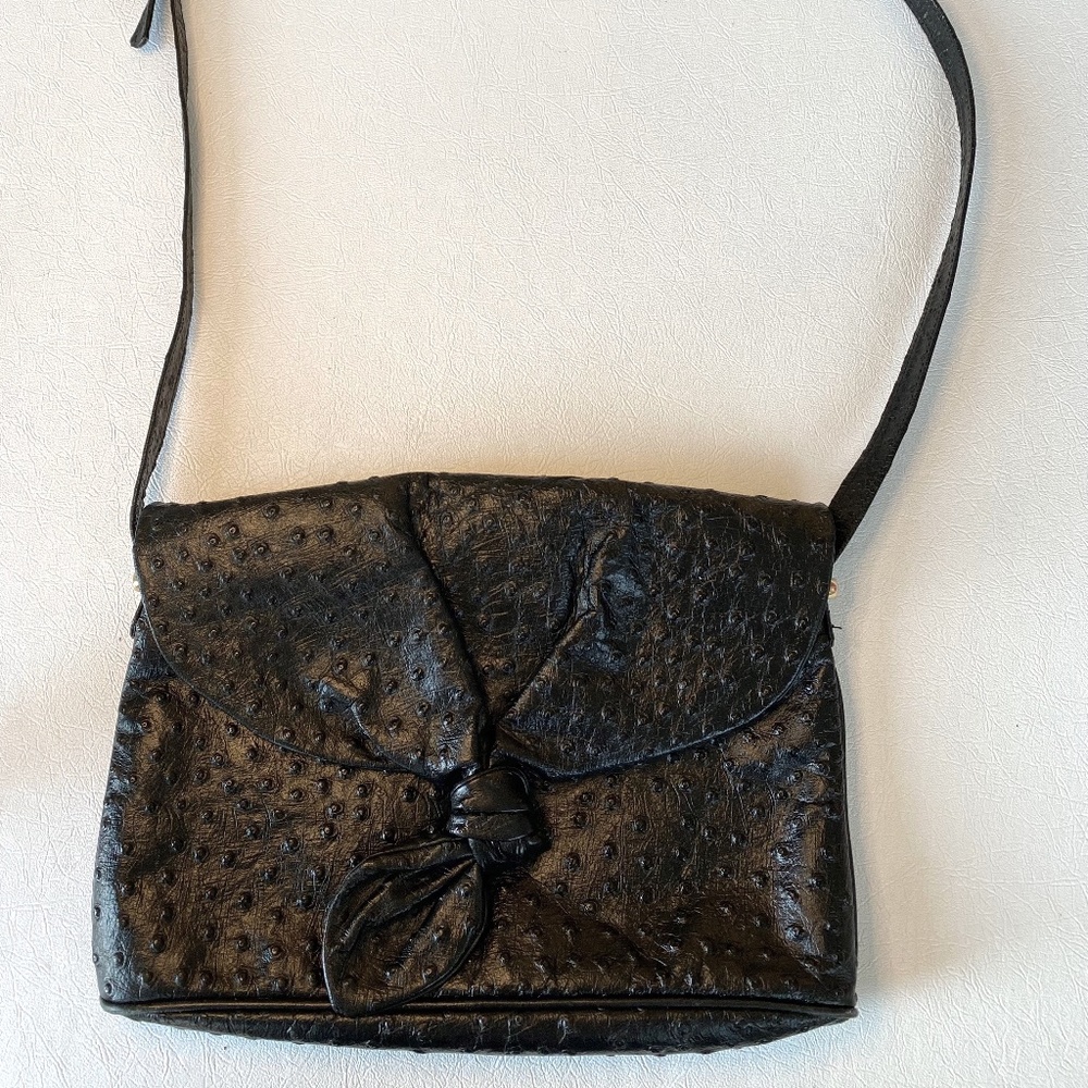 Riviera Gino Ferrario Black Leather Purse Made in Italy